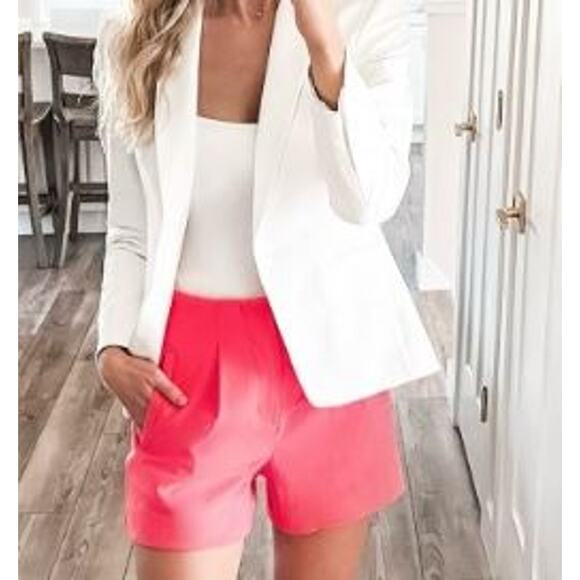 NEW A New Day High-Rise Tailored Shorts Pink Size Small - Picture 5 of 5